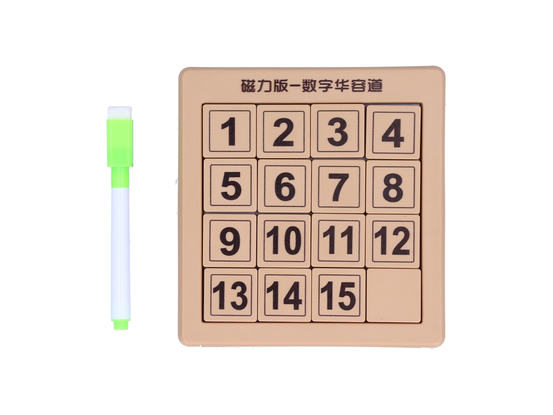 Mali brinquedo de Quebra head of Numbers 2 in 1 Magnetic Design Plate for Children Table