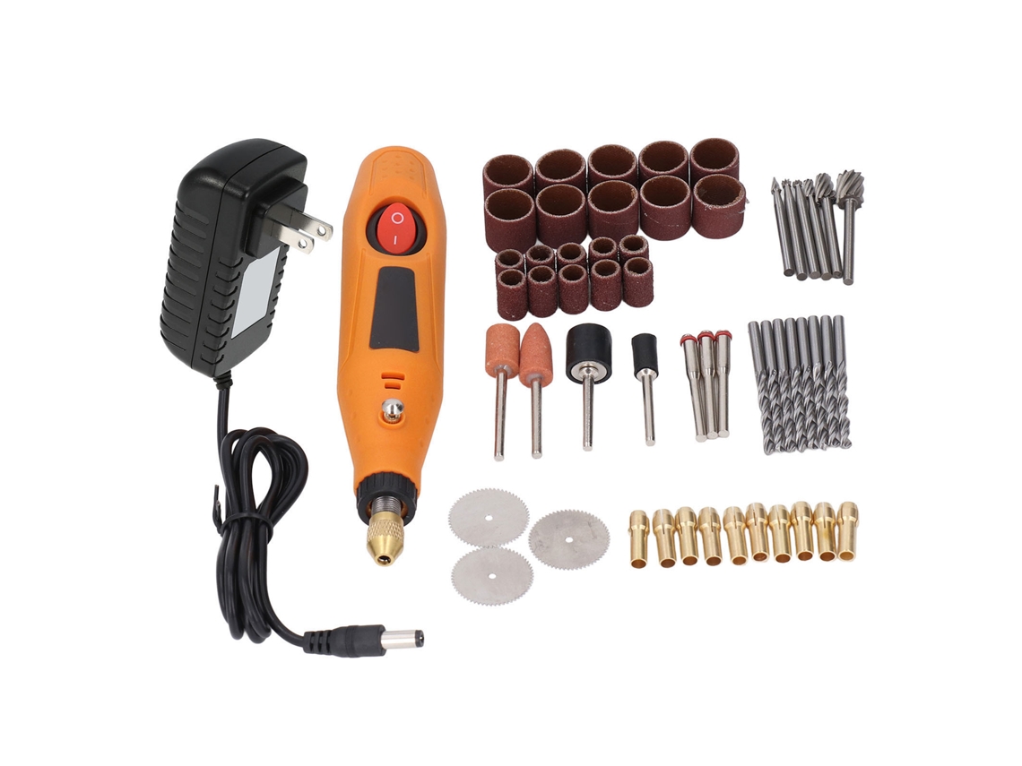 Lápiz Amoladora Eléctrica 12v Multifuncional Kit Herramienta Portátil Para Polir, Limpar, Gravurar, Biselar Plugue Eu 100‑240v