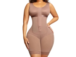 Modelador De Corpo Integral Tamanho Grande Yuysan, Modela Cintura E Levanta Glúteos, Roxo, Tamanho S