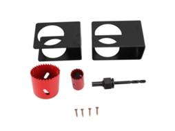 Laxiscreed Kit De Instalação Para Fechadura De Porta Compatível Com Portas De 35 A 45 Mm De Espessura