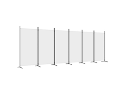 Biombo VIDAXL Branco Tecido (520x180 cm)