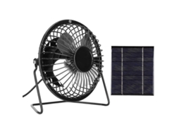 Ventilador De Painel Solar De 2,5 W E 5 V Com Saída Usb, Portátil, Ampla Aplicação Para Camping, Pesca E Caminhadas. Olysi Shop