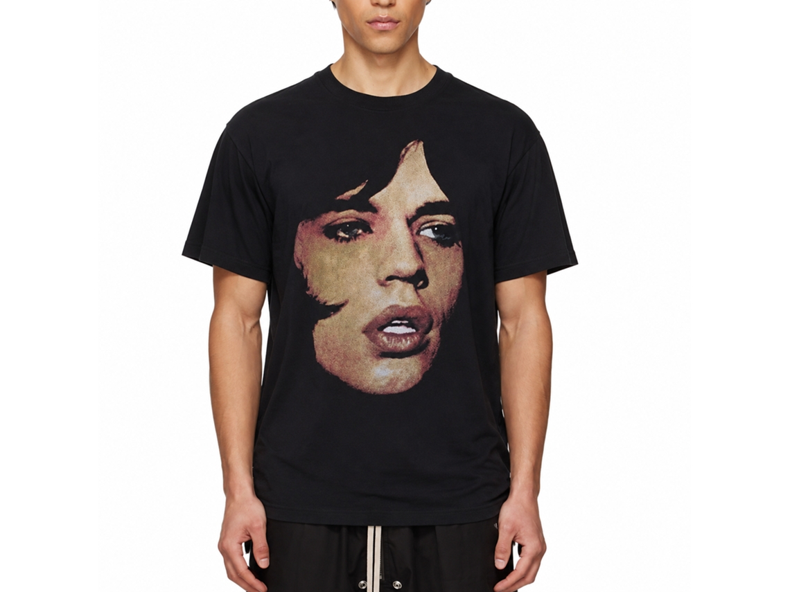 The Rolling Stones Mick Portrait T-shirt Unisex Adults Size:l