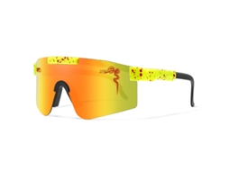 (estilo 12) Óculos De Sol Unissex Para Ciclismo Com Proteção Uv400 E Lentes De Polímero À Prova De Vento.