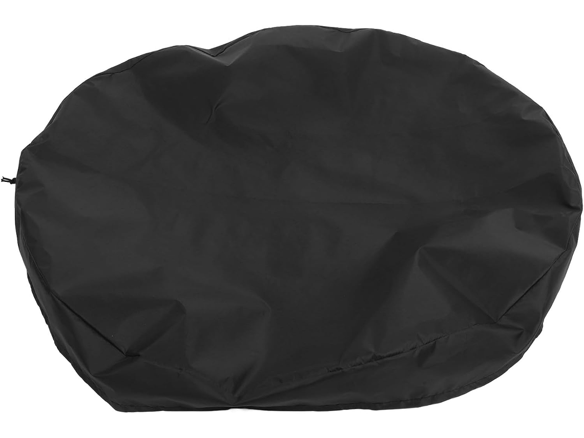 Capa Protetora Redonda para Fogueira, Feita de Tecido Oxford. Capa Impermeável e Reutilizável para Uso Externo. CHABERLU
