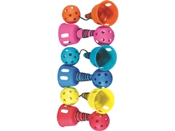 Conjunto Spordas Catch A Ball Com 6 Cores Brinquedo Para Coordenação Motora
