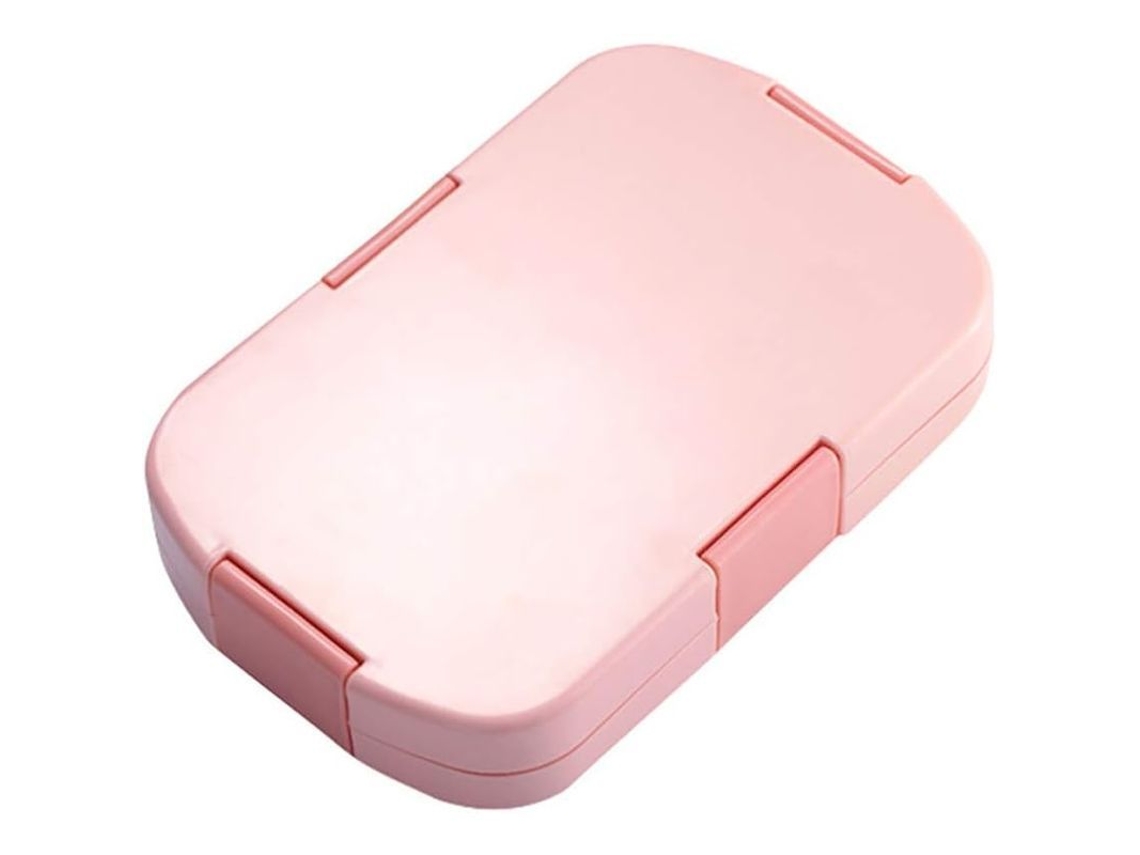 Bandeja De Almoço Para Crianças, Bento Box Com 6 Compartimentos, Recipiente Hermético Para Alimentos