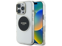 Capa Magnética Guess Case Para Iphone 16 Pro Com Logo Magsafe