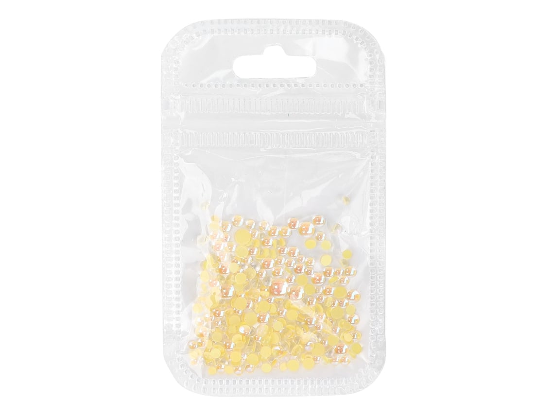 Rebe - 300 unidades de pérolas de cristal artificiais para unhas DIY, mini pérolas micro pérolas, acessórios decorativos para manicure.