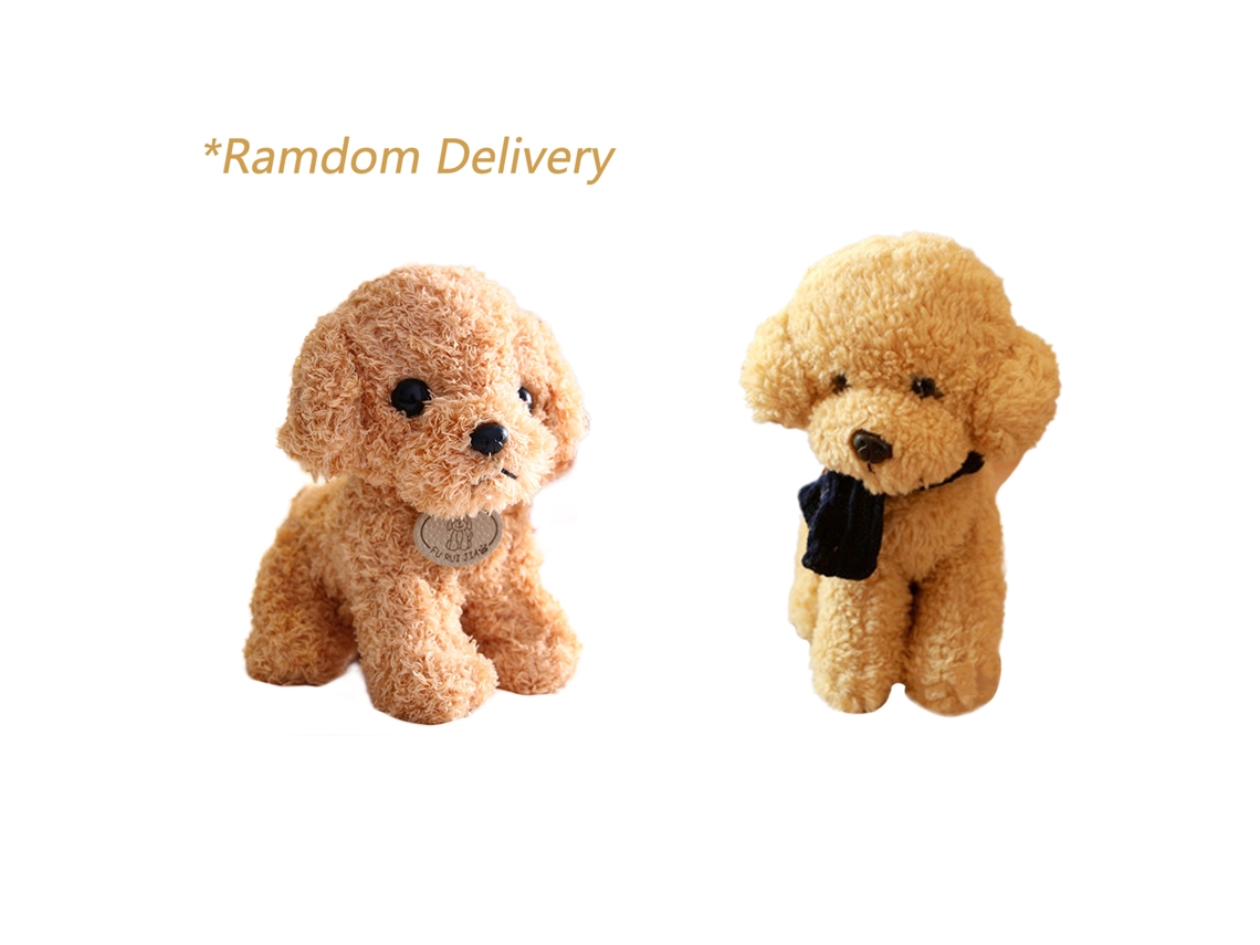 Brinquedo De Pelúcia Cachorro Simulação Cute Presente Para Crianças Portátil E Divertido