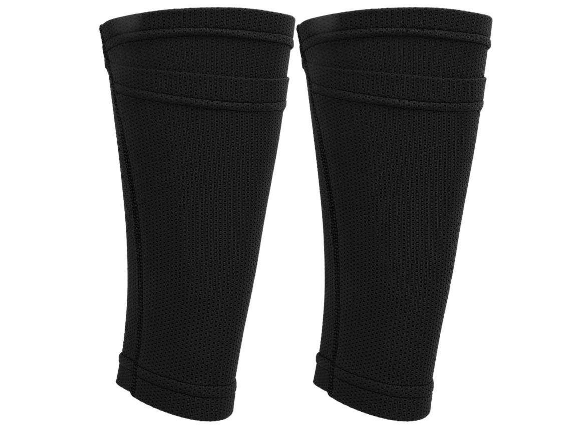 Meias de Proteção Tibial de Camada Dupla para Futebol Tamanho L | S/MARCA