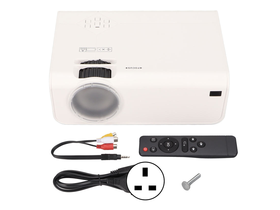 Projetor Portátil Mini Doméstico 480p Hd Estéreo Hifi EOOCOO