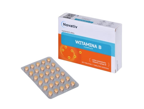 Novativ Vitamin B Complex 60 Tablets Md1