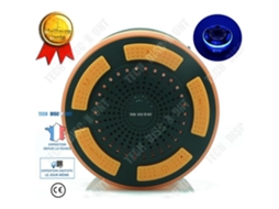 Alto-falante Bluetooth Td™ Suporte de telefone 2 em 1 à prova d'água para carro ao ar livre Áudio portátil com ventosa Rádio com luz Desconto em tecnologia