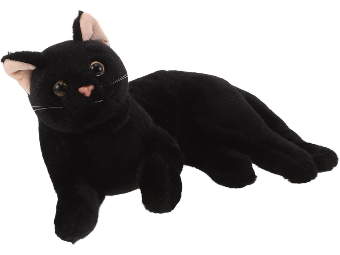 Gato De Pelúcia Realista 30 Cm Para Meninos E Meninas, Brinquedo