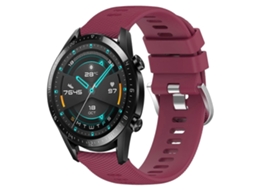 Pulseira De Silicone Macio De Cor Sólida Para Huawei Gt2 46mm 22mm