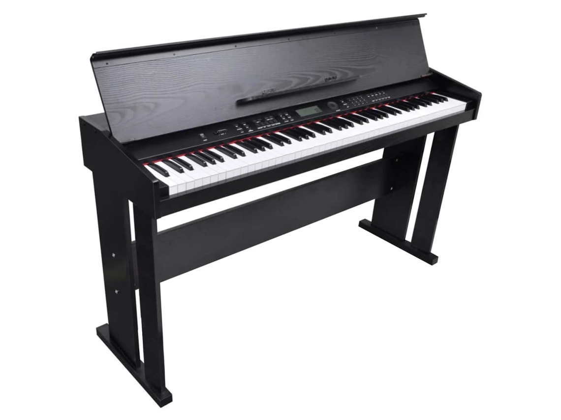 Piano Digital Clássico Electrónico Com 88 Teclas E Tripé