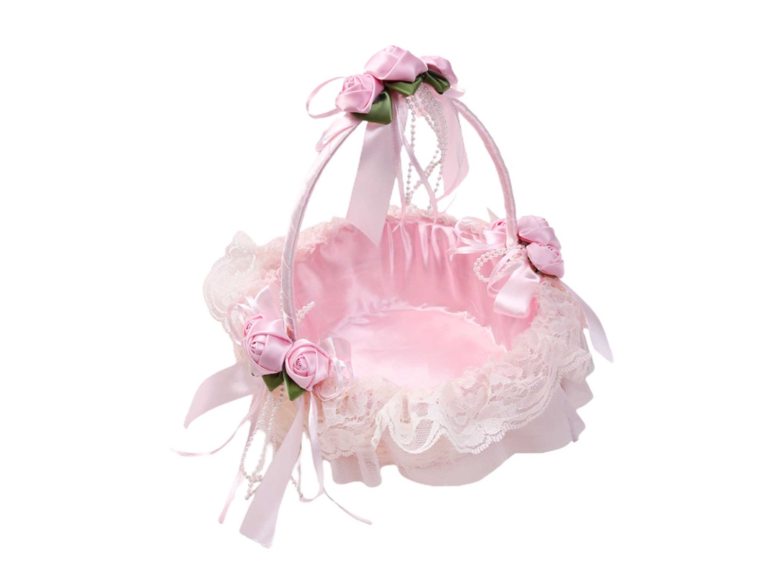Cesto para Menina de Aliança e Flores LAXISCREED