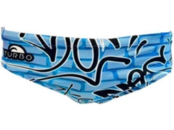 Slips para Homem TURBO City Azul para Natação (M)