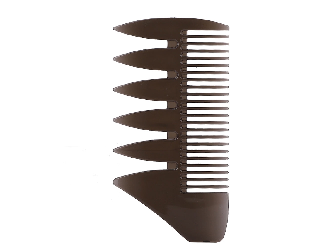 2026 peine de Cabelo a Óleo Profissional Peine de Cabelo com Dentes Largos Portátil Peine de Penteado para Homens (preto)