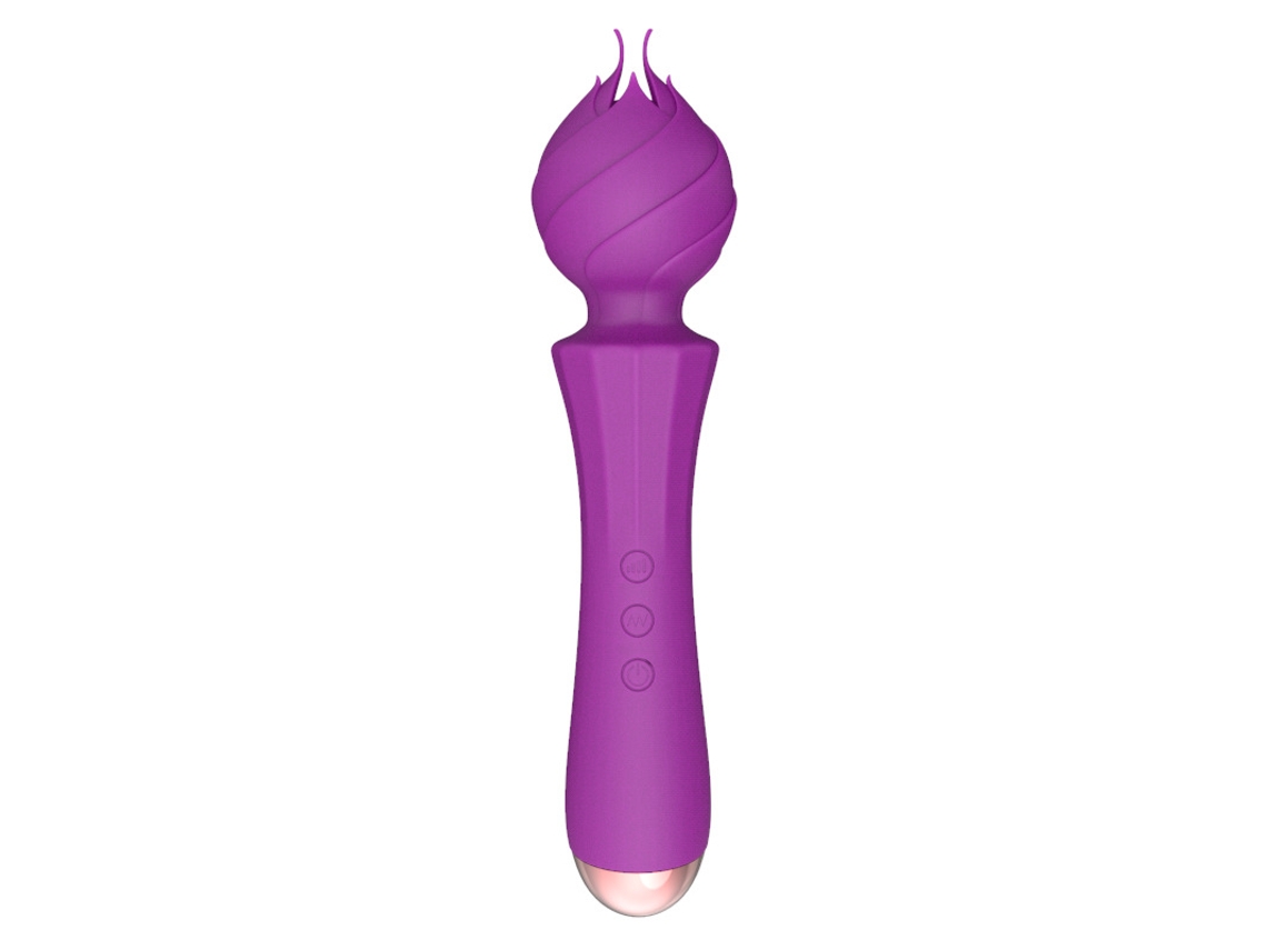 Vibrador De Massagem De Choque Forte De Suco De 20 Frequncias Para Mulheres (roxo) Yizhood