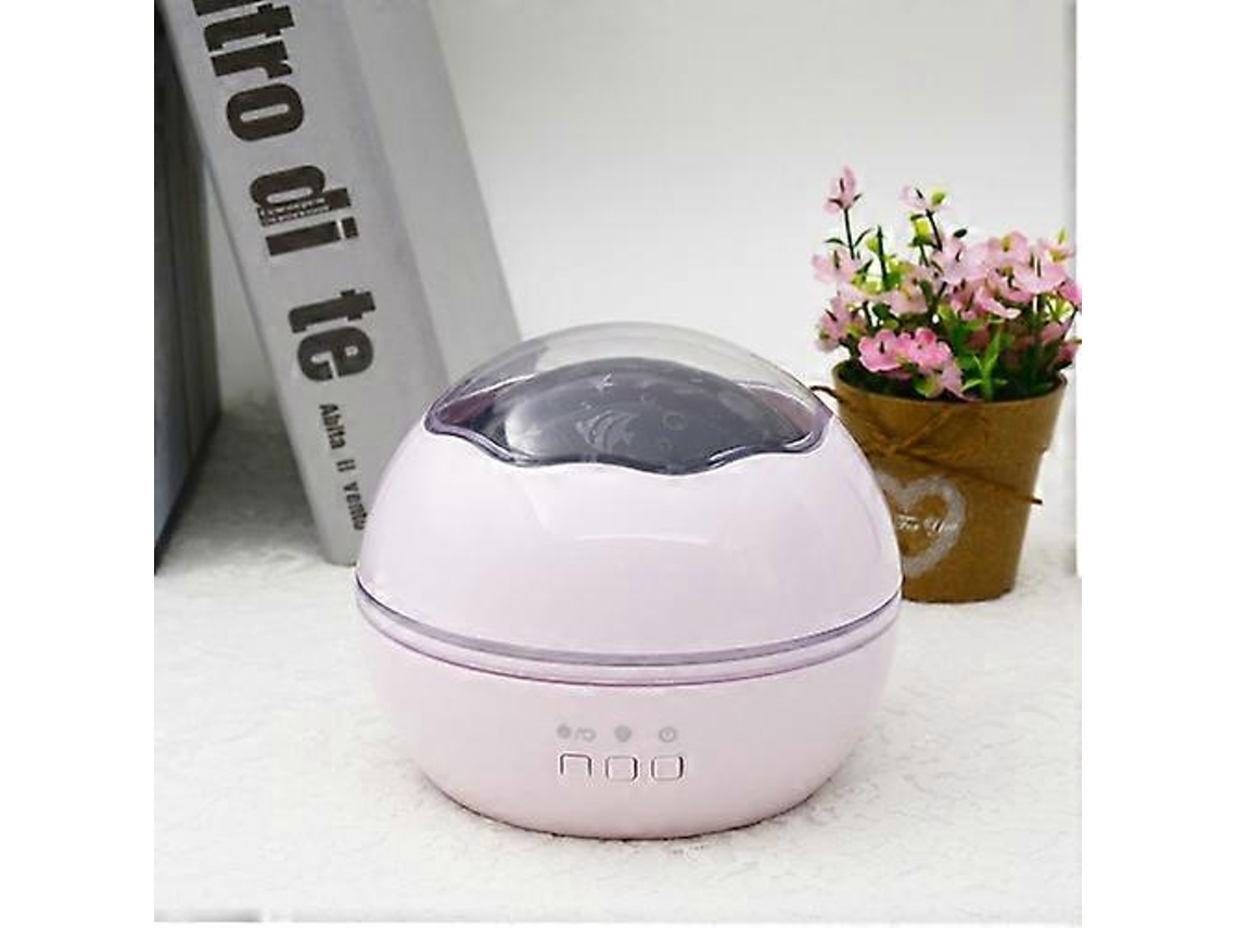 Projetor De Luz Noturna Usb Giratório Em Formato Bola Pequena Com Céu Estrelado E Oceano. Aquaforge