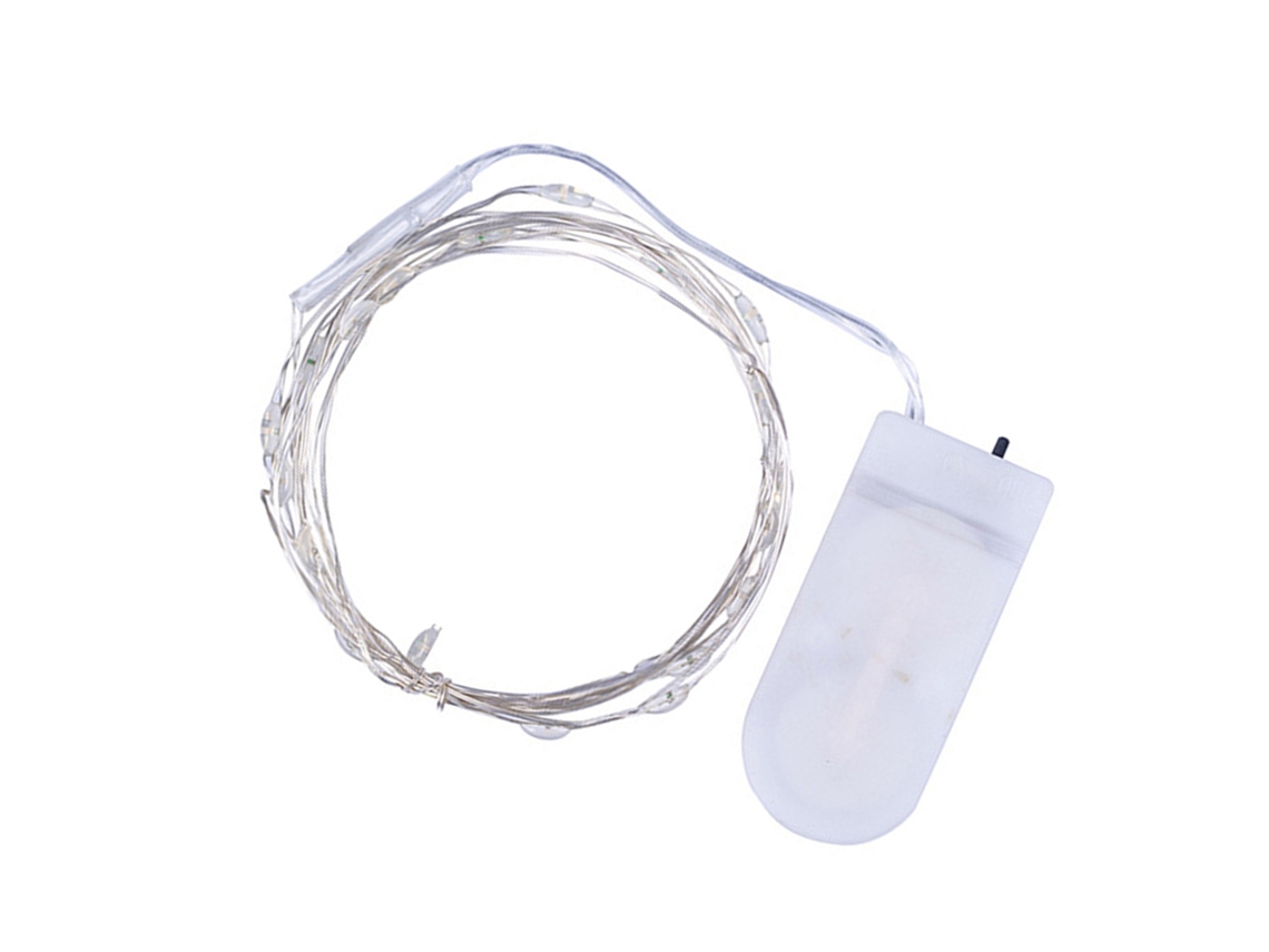 Luz de Fio de Fada Led, 1/2/3m, 10/20/30 Leds, Flexível, Ip65, Decoração Natal, Festa, Presente | S/MARCA