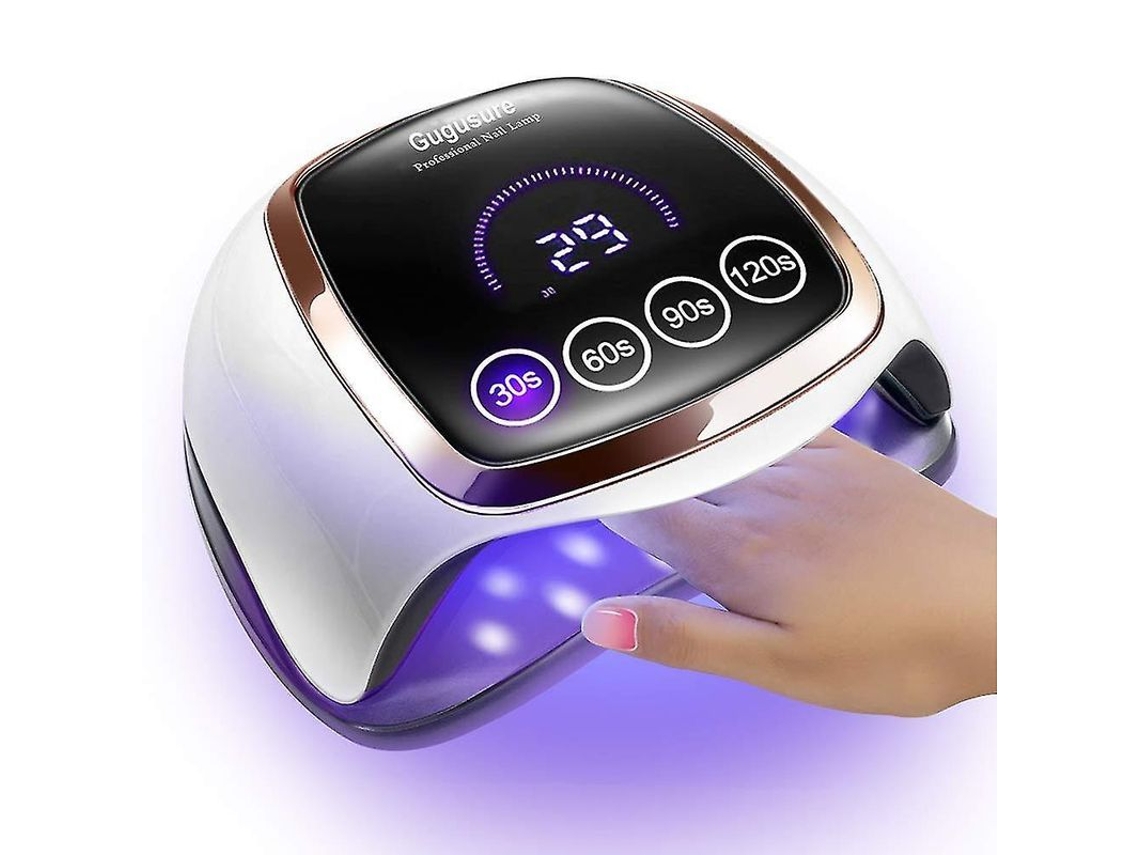 Luz Uv Led para Unhas, 168w Luz de Cura para Salão e Casa, Secador de Esmalte com Sensor Automático