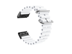 Bracelete Pulseira Round Branco para Garmin Forerunner 745