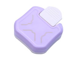 Cortador De Cantos De Papel 3 Em 1, Com Múltiplos Ângulos, Manual, Para Cantos, Furador De Furos Para Artesanato, Roxo