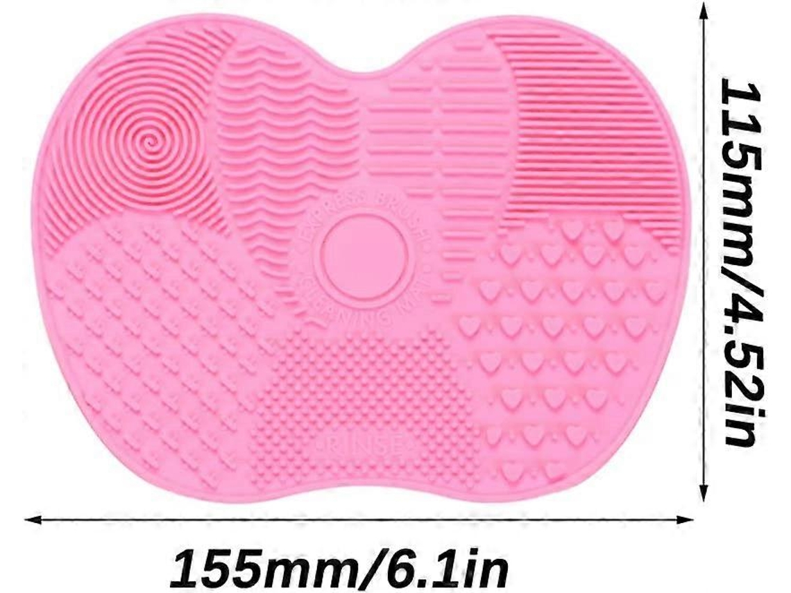 Tapete De Limpeza De Silicone Para Pincéis De Maquiagem, Ferramenta Suave E Portátil Para Lavar Pincéis De Maquiagem