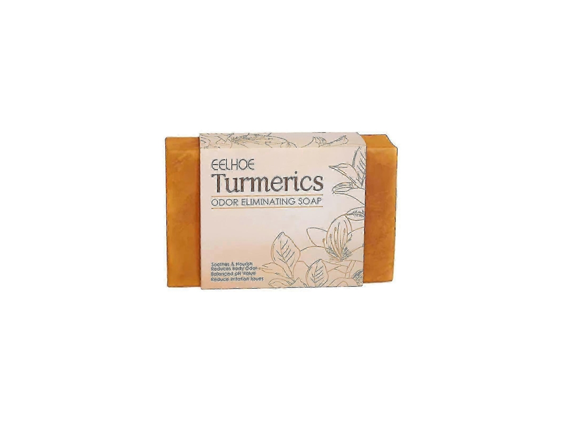 Sabonete De Limpeza Com Cúrcuma, Sabonete Rejuvenescedor Para Pele Acneica, Hidratante, Iluminador, Para Limpeza Corporal.