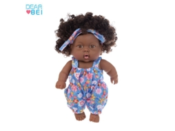 Boneca Africana Negra De 20 Cm, Boneca Fofa Tie-dye, Boneca De Conforto, Brinquedo Infantil