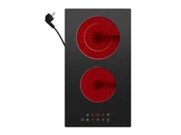 Placa De Vitrocerâmica Ciarra com 2 Zonas 3200w 29cm Função Boost Touch Control 9 Niveles Cdver322 Cdv