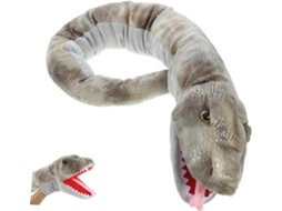 Cobra De Pelúcia Portátil - Animal Educativo Para Desenvolver A