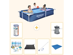 Bestway Piscina Bestway Steel Pro Retangular - 221x150x43 Cm - 7-peças S22061