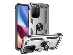 Suporte Magnético Para Capa De Celular Resistente A Quedas De Nível Militarprata, Redmi Note 12 Pro (versão Nacional) / Note 12 Pro (versão Internacio