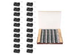 100 Peças de Interruptor Micro Bem 250vac 15a Auto reset 154 1c25 para Eletrodomésticos S/MARCA