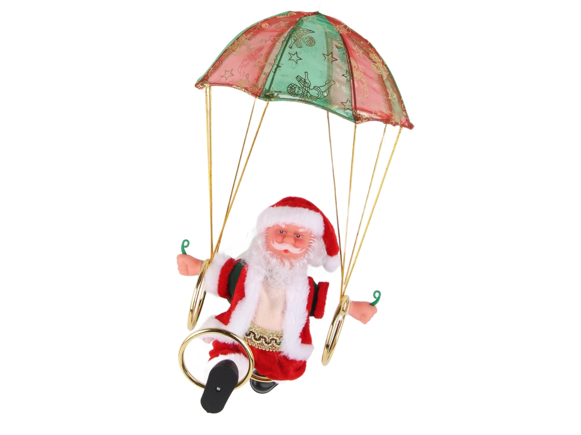 Adorno Natal Pára quedas Bonito Seguro Ecológico Crianças