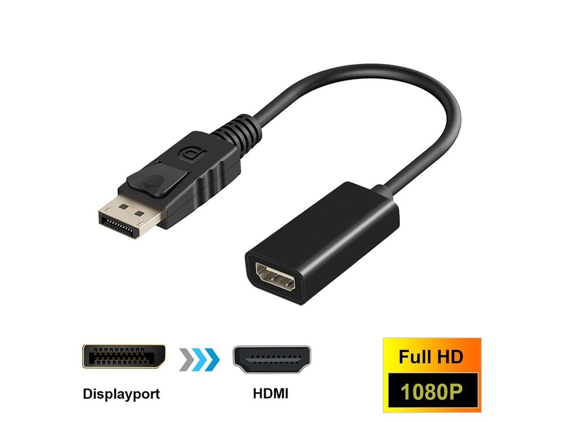 Cabo BIWOND Display Port Macho a Hdmi Femea