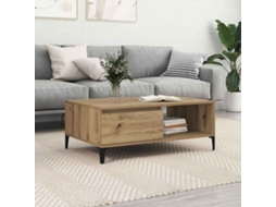 Vidaxl Mesa De Centro Carvalho Artisiano 90 X 60 X 35 Cm