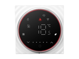 Termostato Inteligente Para Hogar Com Tela Led Programável Controlador De Aquecimento De Solo Ac 95‑240v Preto