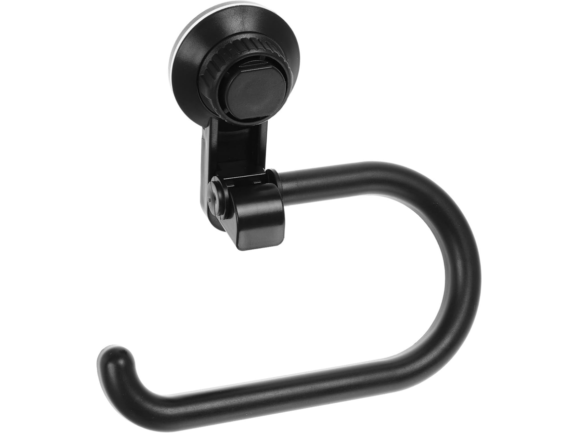Suporte Para Papel Higiênico Leve Com Ventosa, Design Compacto Em Abs, Sem Necessidade De Furar, Ideal Para Cozinha E