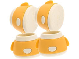 Tofficu 4 Peças Protetores De Pés Mesa Em Silicone, Capas Antiderrapantes Para Pés De Móveis, Protetores De Pernas