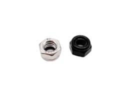 Porca De Segurança Em Aço Inoxidável Com Inserto, Inserto Hexagonal Autotravante Em Nylon, Aço Inoxidável 304e Carbono