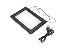 Lupa Magnética Com Led 2.5x Th-275205c Hd Plegável Para Leitura E Lar