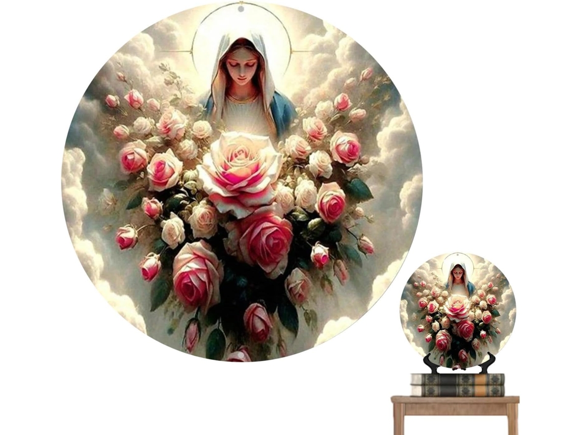 Arte de Parede em Metal para Uso Externo Moderna Esculturas Redondas Fadas Robustas Decora o Quarto Beb Sala Estar VAYOTOY