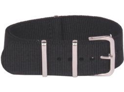 Pulseira de para Relógio 24 Mm Nylon Leve Impermeável Fivela Aço Inoxidável Resistente Água Fácil