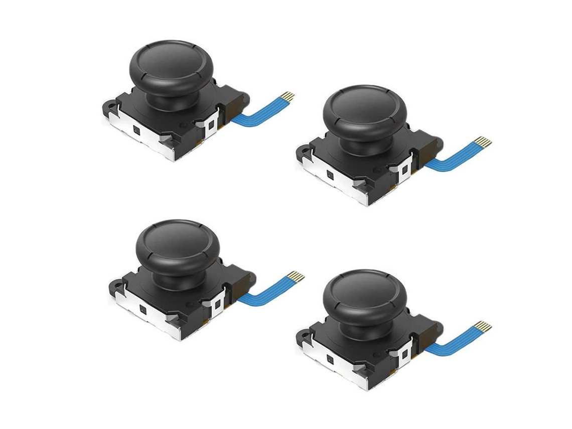 Pacote de 4 Ponteiro S/MARCA de reposição para Joy Control com Nintendo Switch