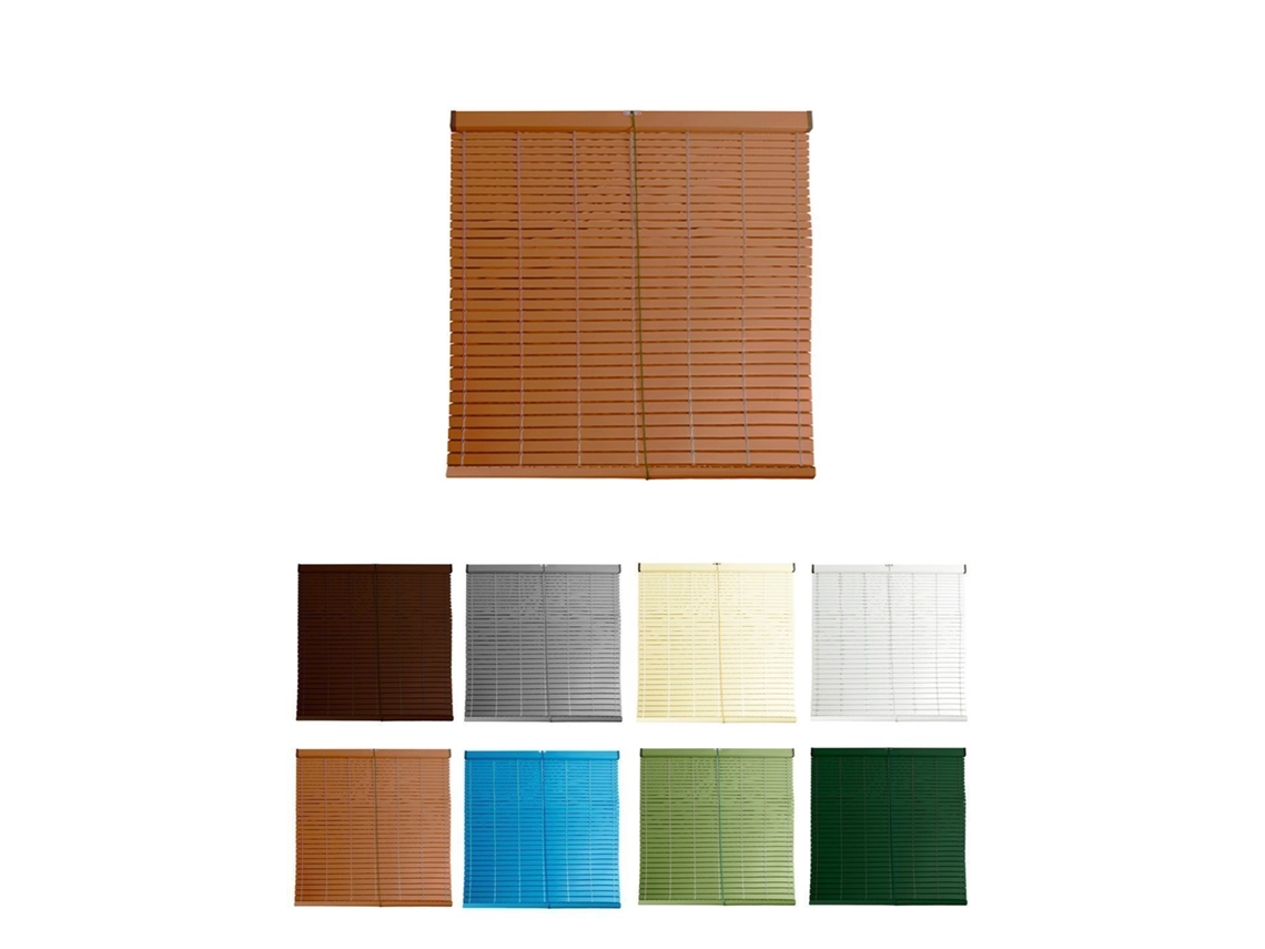 Persiana De Pvc Alicantina Con Polea Metálica | Persiana Enrollable | Estor Enrollable Para Ventanas, Puertas, Salón Y Cocina Oregón 85 X 140 Cm